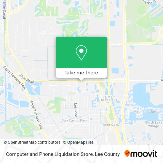 Computer and Phone Liquidation Store map