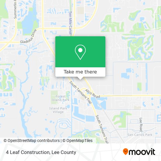 4 Leaf Construction map