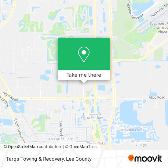 Tarqs Towing & Recovery map
