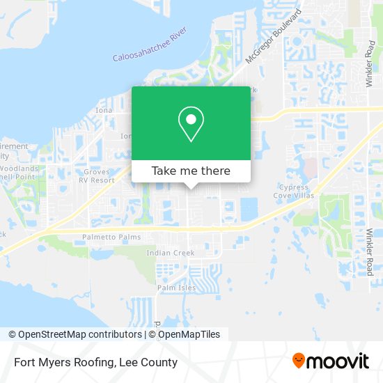 Fort Myers Roofing map