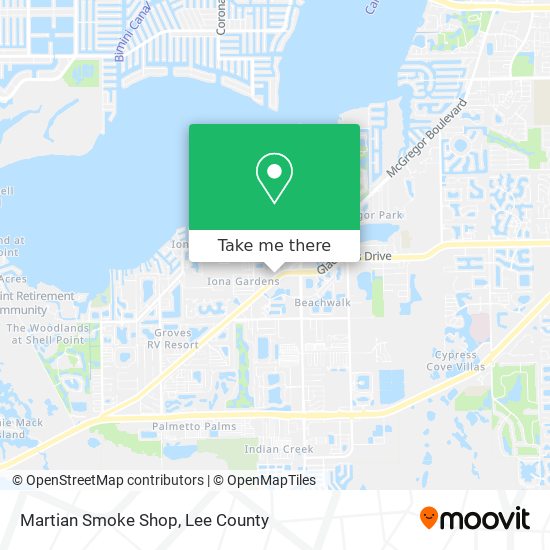 Martian Smoke Shop map