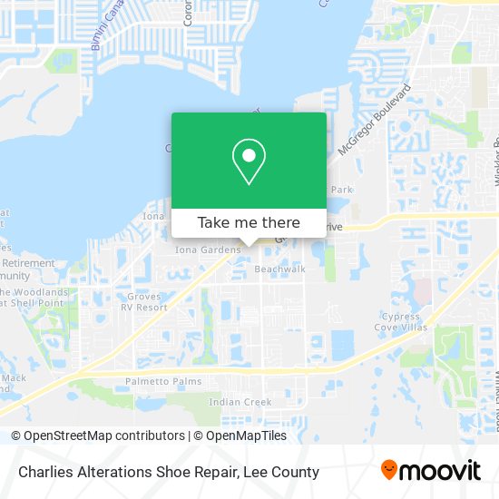 Mapa de Charlies Alterations Shoe Repair