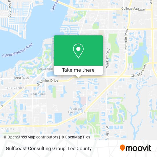 Mapa de Gulfcoast Consulting Group