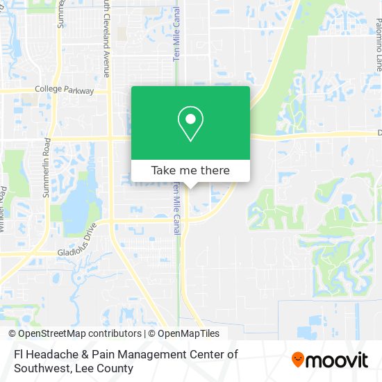 Fl Headache & Pain Management Center of Southwest map