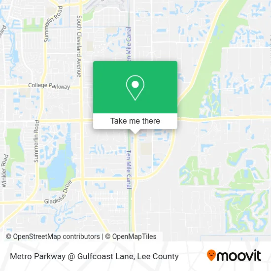 Metro Parkway @ Gulfcoast Lane map
