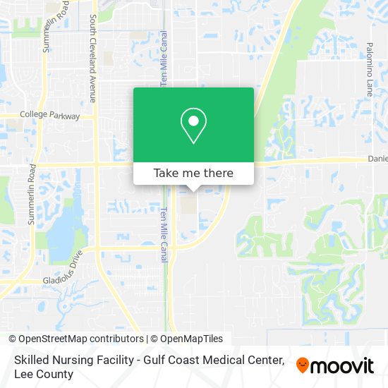 Mapa de Skilled Nursing Facility - Gulf Coast Medical Center