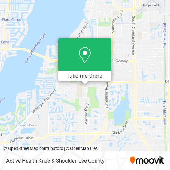 Active Health Knee & Shoulder map