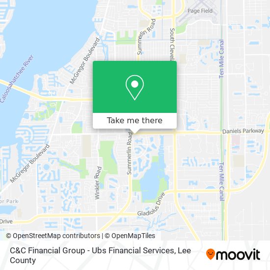 Mapa de C&C Financial Group - Ubs Financial Services