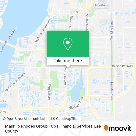 Mapa de Maurillo Rhodes Group - Ubs Financial Services