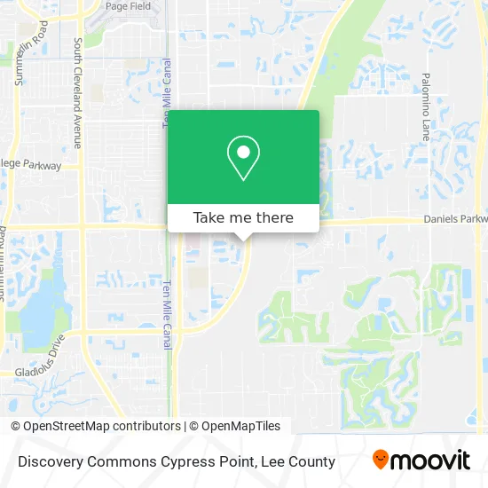 Discovery Commons Cypress Point map