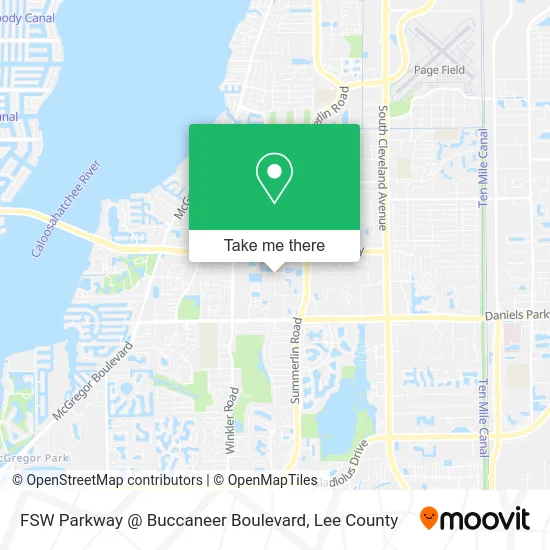FSW Parkway @ Buccaneer Boulevard map
