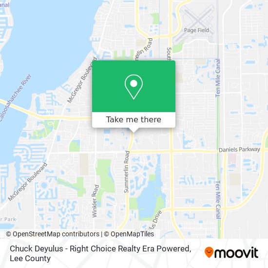 Mapa de Chuck Deyulus - Right Choice Realty Era Powered