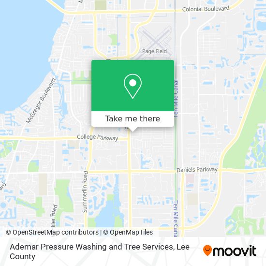 Mapa de Ademar Pressure Washing and Tree Services
