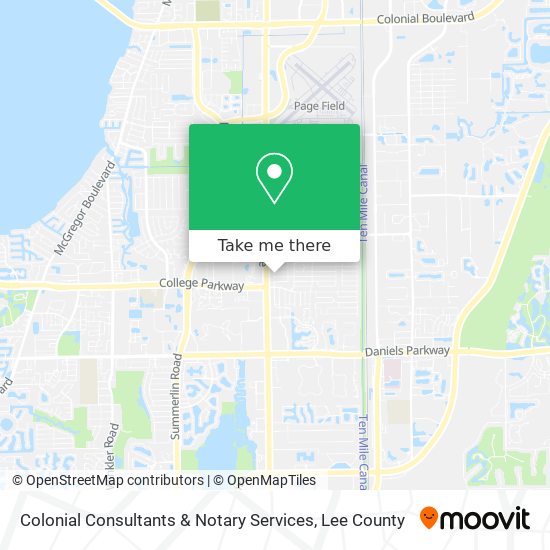 Colonial Consultants & Notary Services map