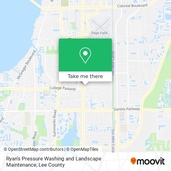 Mapa de Ryan's Pressure Washing and Landscape Maintenance