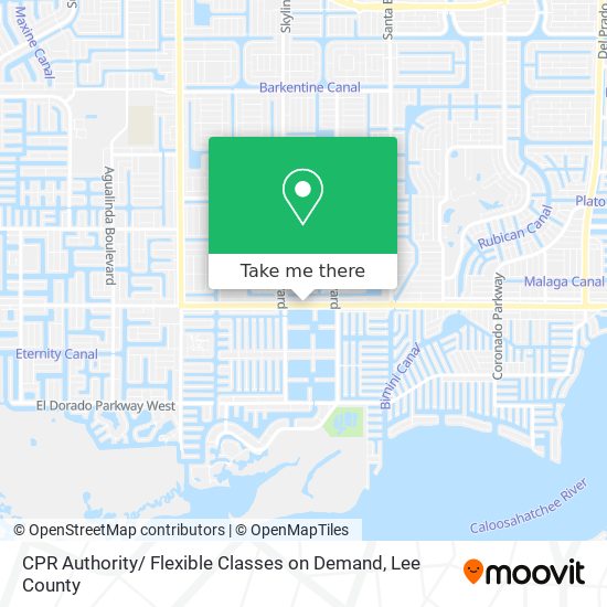 CPR Authority/ Flexible Classes on Demand map