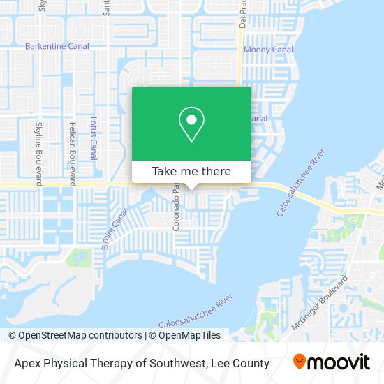 Apex Physical Therapy of Southwest map