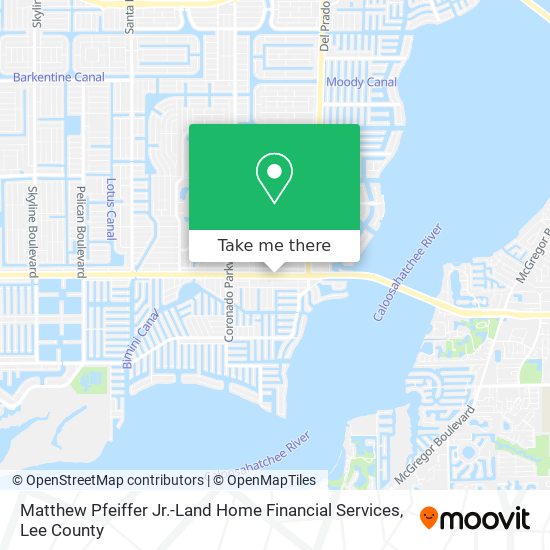 Matthew Pfeiffer Jr.-Land Home Financial Services map