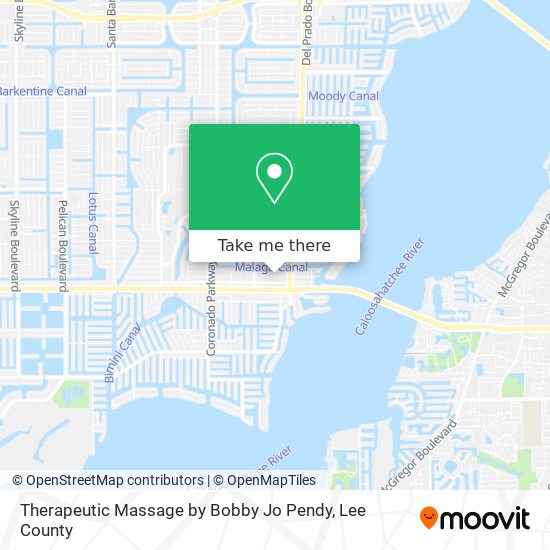 Therapeutic Massage by Bobby Jo Pendy map