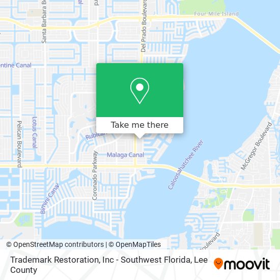 Trademark Restoration, Inc - Southwest Florida map