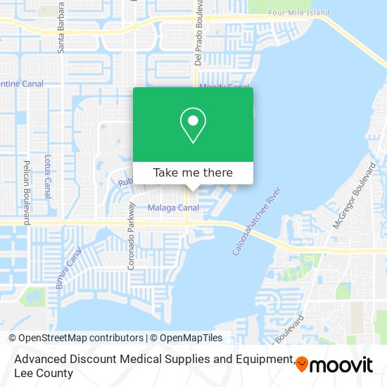 Mapa de Advanced Discount Medical Supplies and Equipment