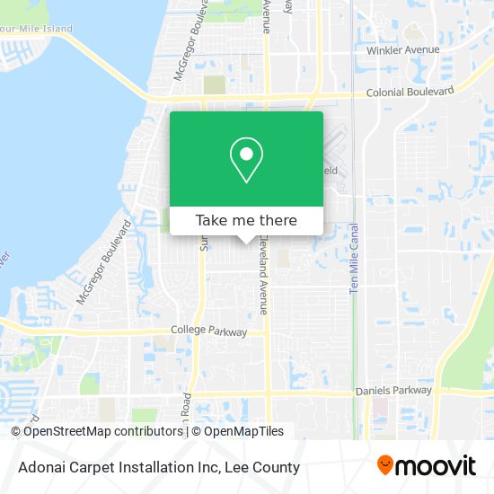Mapa de Adonai Carpet Installation Inc