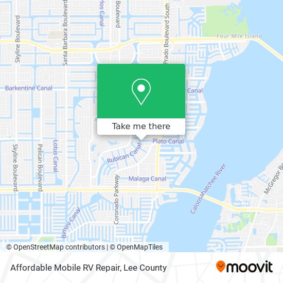 Affordable Mobile RV Repair map