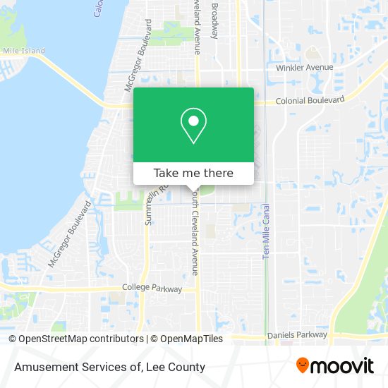 Amusement Services of map