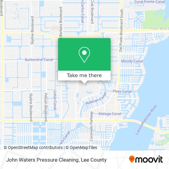 John Waters Pressure Cleaning map