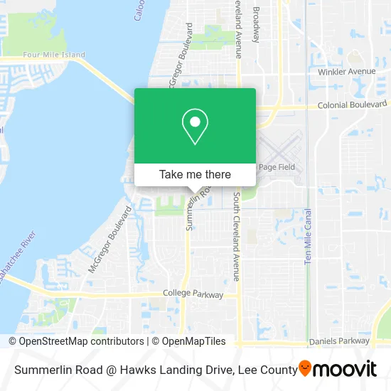 Summerlin Road @ Hawks Landing Drive map