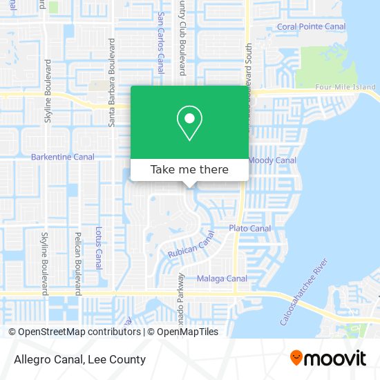Allegro Canal map