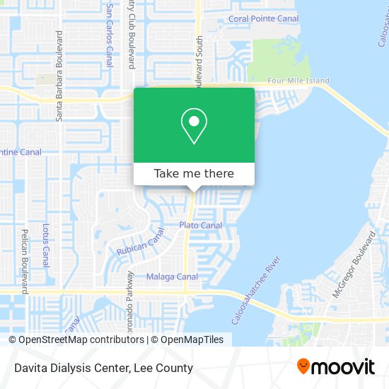 Davita Dialysis Center map