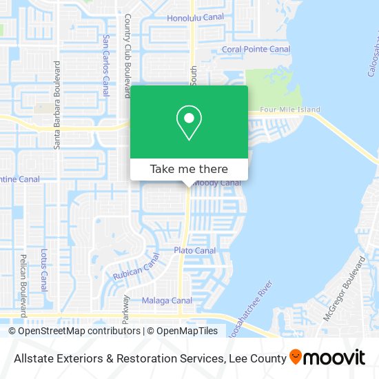 Allstate Exteriors & Restoration Services map