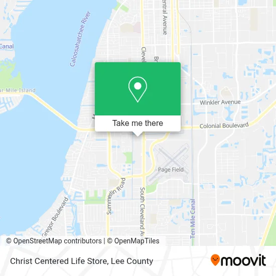 Christ Centered Life Store map