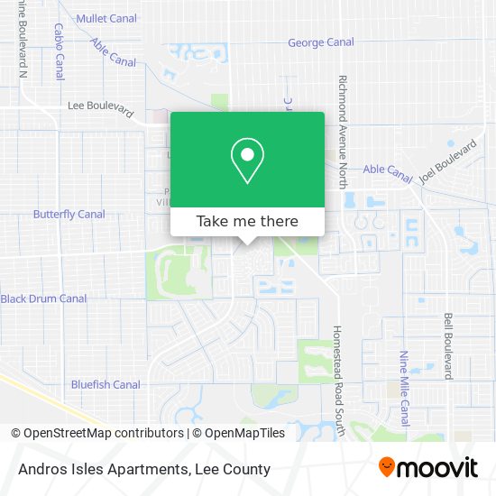 Andros Isles Apartments map