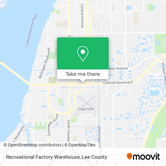 Mapa de Recreational Factory Warehouse