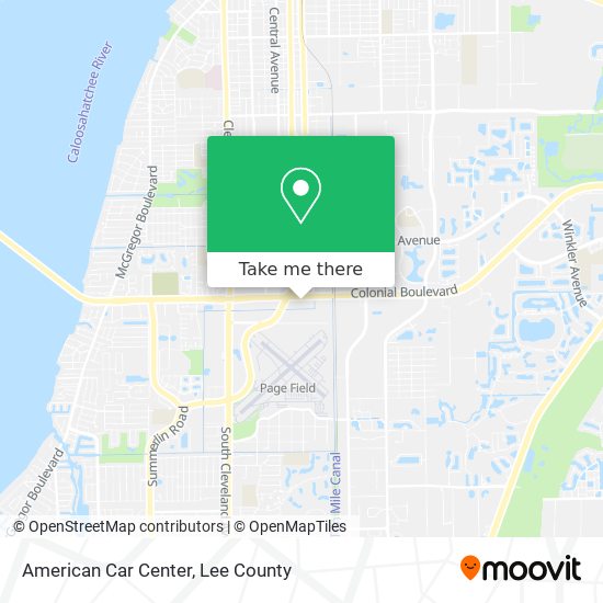 American Car Center map