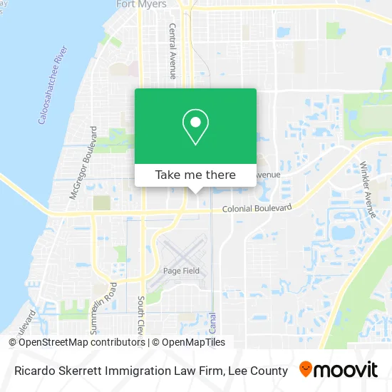 Ricardo Skerrett Immigration Law Firm map