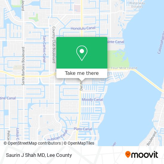 Saurin J Shah MD map