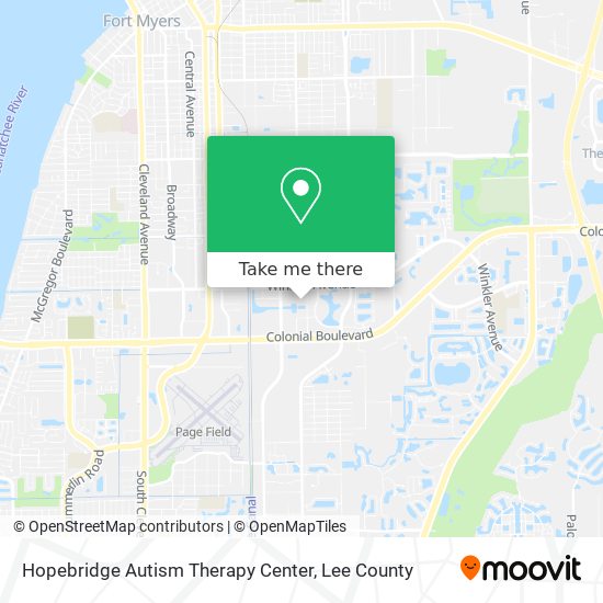 Mapa de Hopebridge Autism Therapy Center