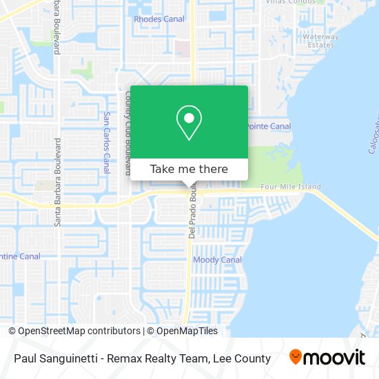 Mapa de Paul Sanguinetti - Remax Realty Team