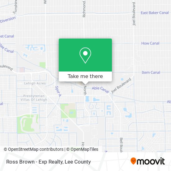 Ross Brown - Exp Realty map