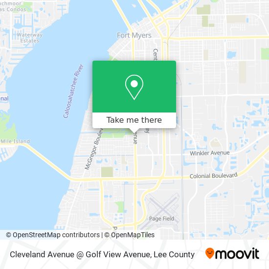 Cleveland Avenue @ Golf View Avenue map