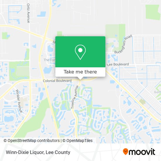 Winn-Dixie Liquor map