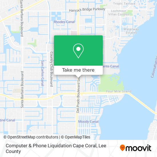 Computer & Phone Liquidation Cape Coral map
