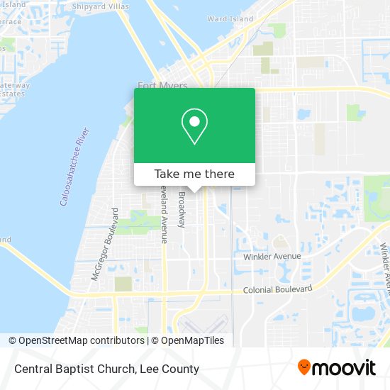 Mapa de Central Baptist Church