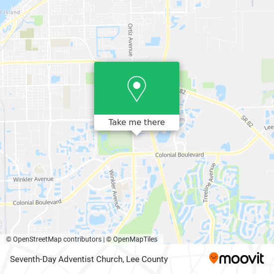 Seventh-Day Adventist Church map