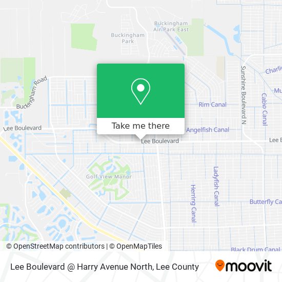 Lee Boulevard @ Harry Avenue North map