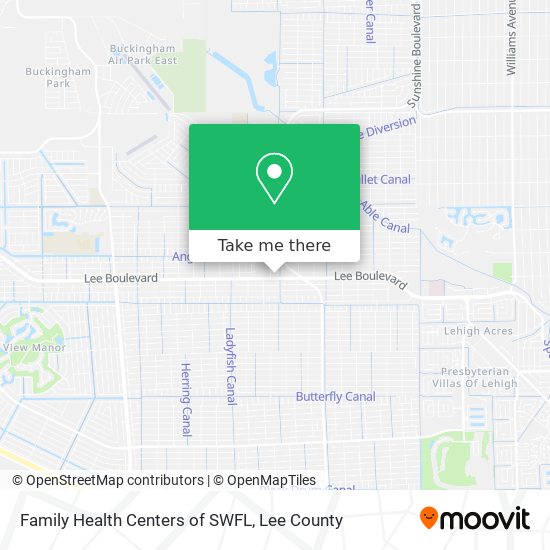 Mapa de Family Health Centers of SWFL