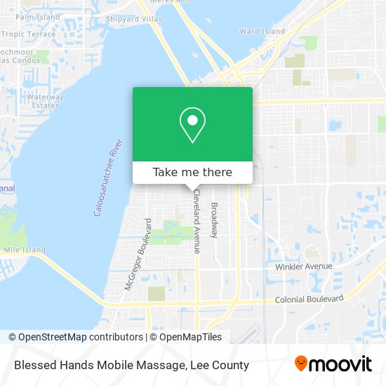 Blessed Hands Mobile Massage map